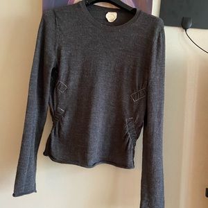 Yohji Yamamoto light wool sweater Size Ś-M gray